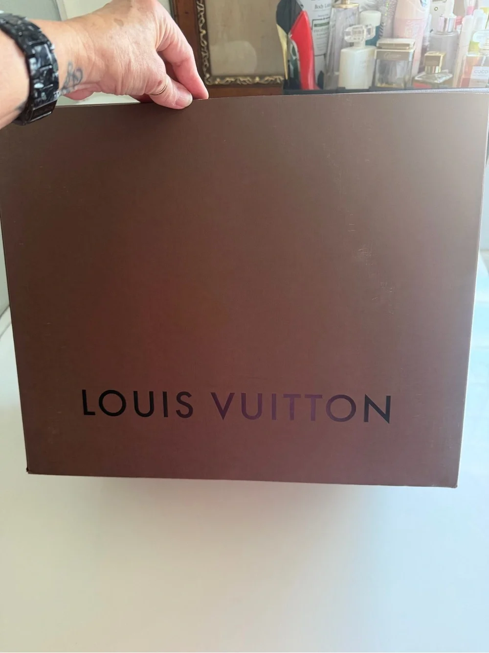 authentic vintage Louis Vuitton box
